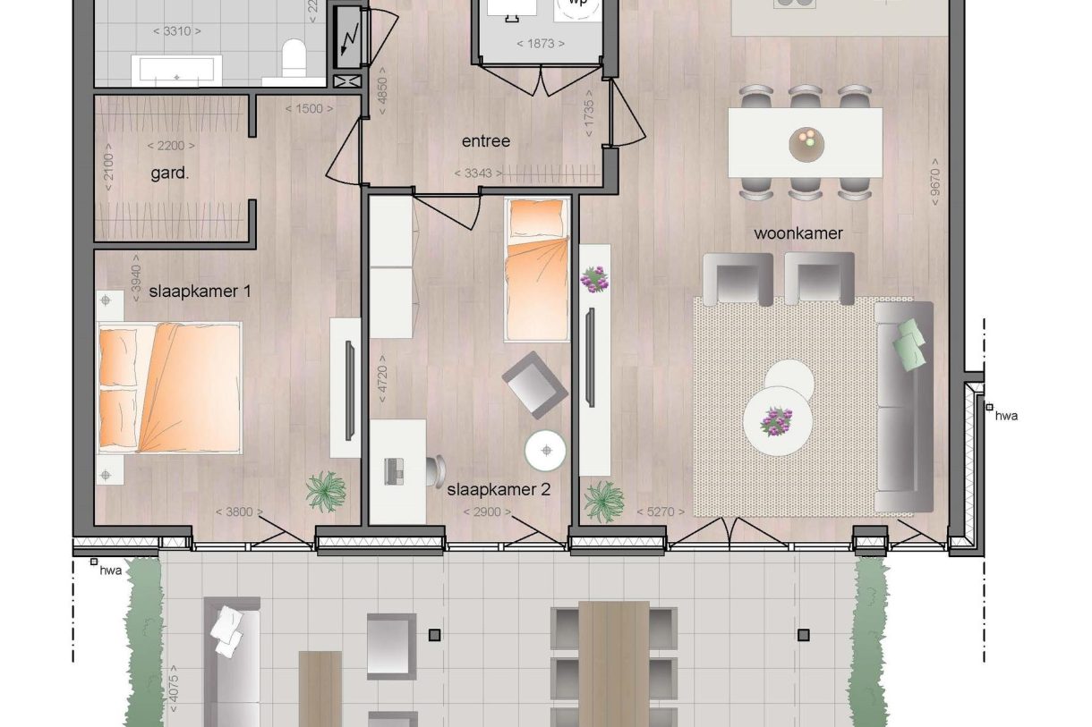 Te Koop: Foto Appartement aan de Begane grond ruim appartement met terras in Molenhoek