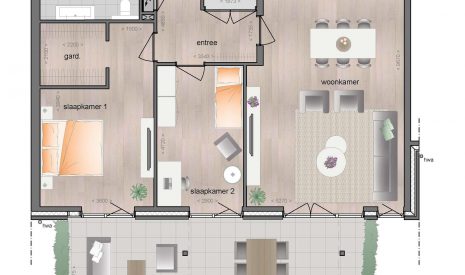Koop  Molenhoek  Villa Lierdal Molenhoek  Begane grond ruim appartement met terras – Hoofdfoto