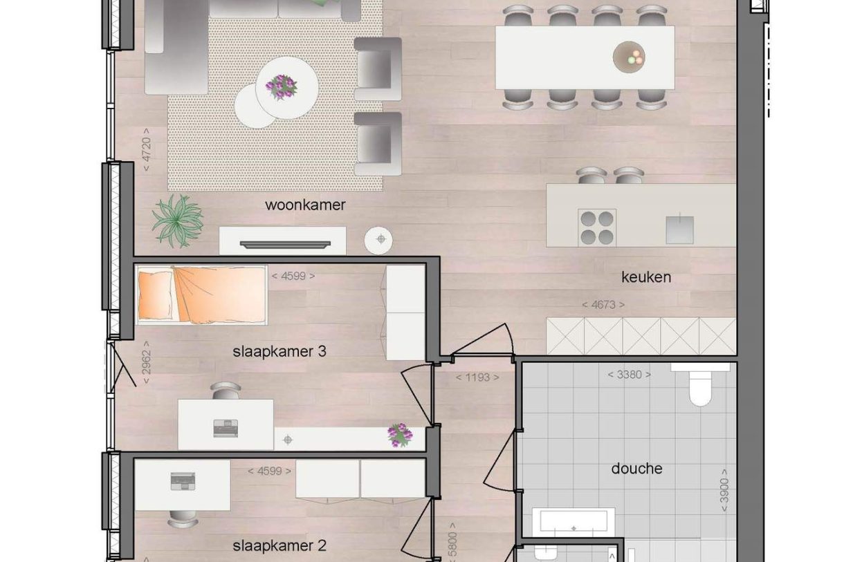 Te Koop: Foto Appartement aan de Begane grond ruim appartement met terras 3 in Molenhoek