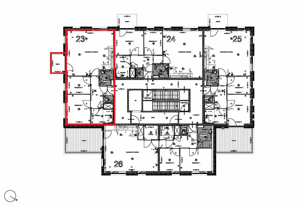 Te koop: Foto Appartement aan de Octaaf bouwnummer 23 ong in Nijmegen
